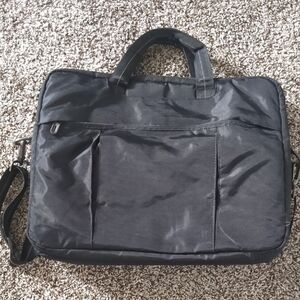 Black Men's Laptop Briefcase Bag